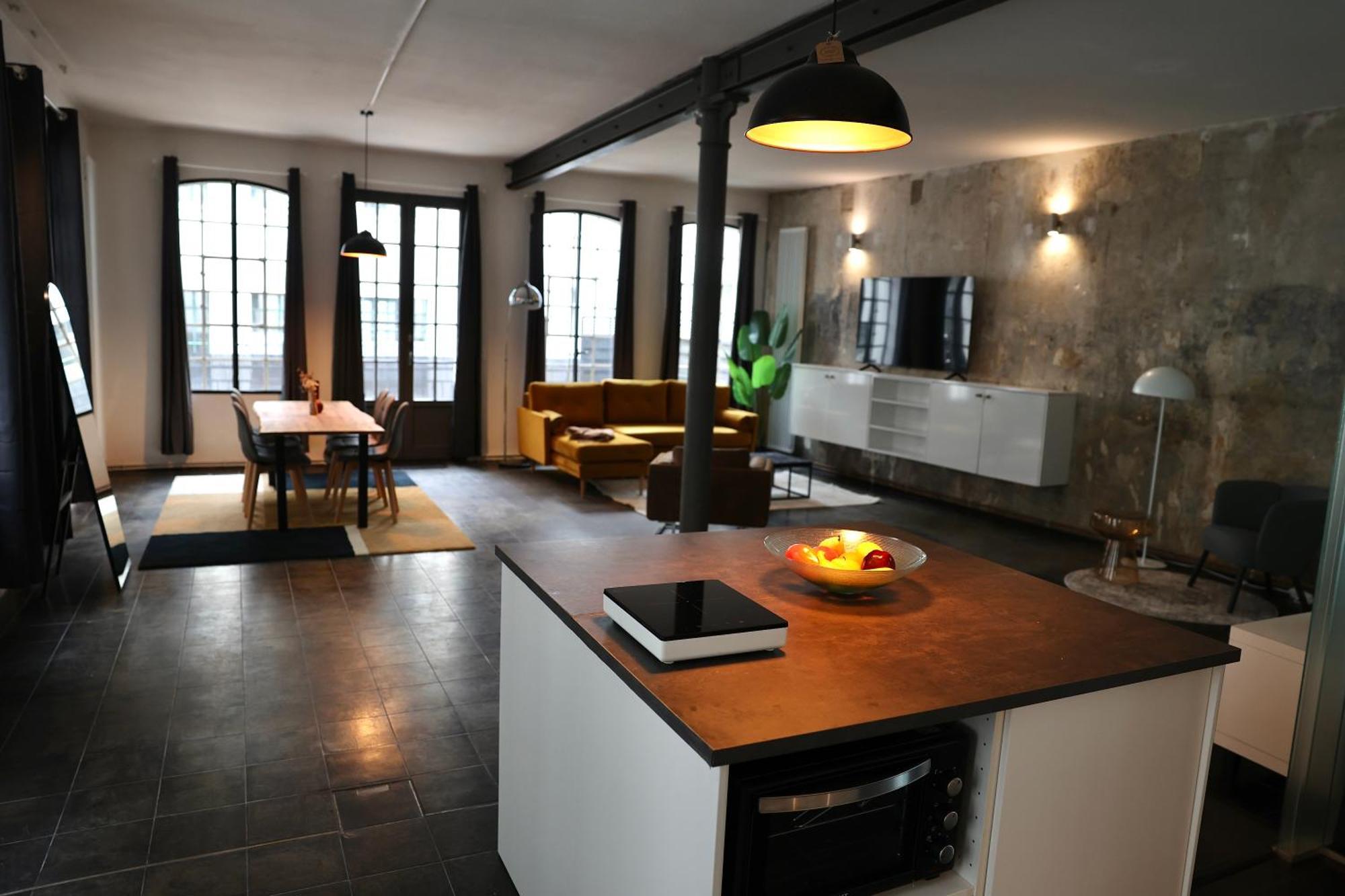 Loft Apartment Hamburg Hauptbahnhof ภายนอก รูปภาพ